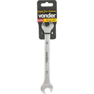 CHAVE FIXA 10X11MM CRV CROMADA VONDER