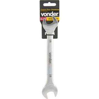 CHAVE FIXA 18X19MM CRV CROMADA VONDER