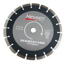 DISCO DIAMANTADO 350 MM X 10MM SEGMENTADO P/ CONCRETO E ASFALTO HESSEN