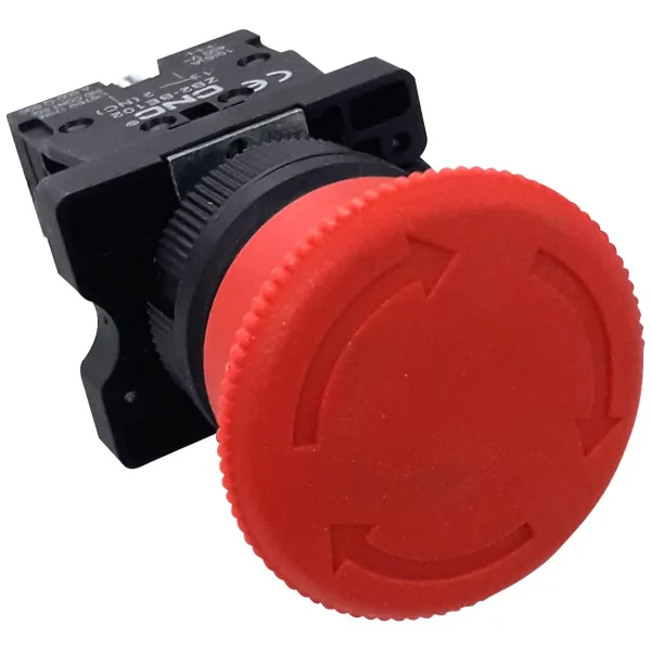 BOTÃO DE EMERGÊNCIA TIPO COGUMELO CNC